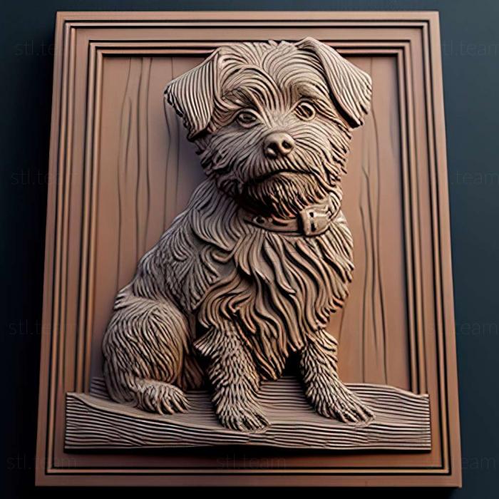 3D model LassieLassie comes homePel the dog (STL)